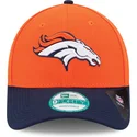 cappellino-visiera-curva-arancione-e-blu-marino-regolabile-9forty-the-league-di-denver-broncos-nfl-di-new-era