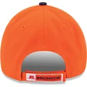 cappellino-visiera-curva-arancione-e-blu-marino-regolabile-9forty-the-league-di-denver-broncos-nfl-di-new-era