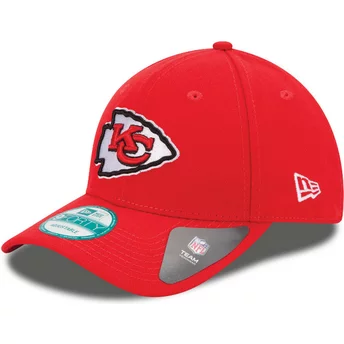 Gorra curva roja ajustable 9FORTY The League de Kansas City Chiefs NFL de New Era