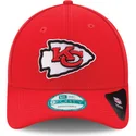 cappellino-visiera-curva-rosso-regolabile-9forty-the-league-di-kansas-city-chiefs-nfl-di-new-era