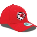 cappellino-visiera-curva-rosso-regolabile-9forty-the-league-di-kansas-city-chiefs-nfl-di-new-era