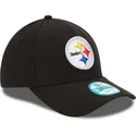 cappellino-visiera-curva-nero-regolabile-9forty-the-league-di-pittsburgh-steelers-nfl-di-new-era