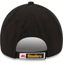 cappellino-visiera-curva-nero-regolabile-9forty-the-league-di-pittsburgh-steelers-nfl-di-new-era