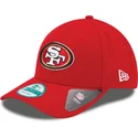 petten-gebogen-rood-verstelbaar-9forty-the-league-van-san-francisco-49ers-nfl-van-new-era