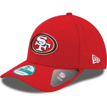 petten-gebogen-rood-verstelbaar-9forty-the-league-van-san-francisco-49ers-nfl-van-new-era
