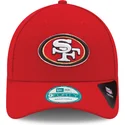 petten-gebogen-rood-verstelbaar-9forty-the-league-van-san-francisco-49ers-nfl-van-new-era