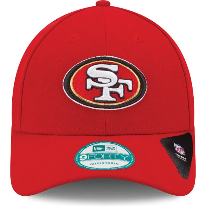 petten-gebogen-rood-verstelbaar-9forty-the-league-van-san-francisco-49ers-nfl-van-new-era