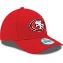 petten-gebogen-rood-verstelbaar-9forty-the-league-van-san-francisco-49ers-nfl-van-new-era