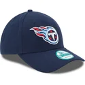 cappellino-visiera-curva-blu-marino-regolabile-9forty-the-league-di-tennessee-titans-nfl-di-new-era