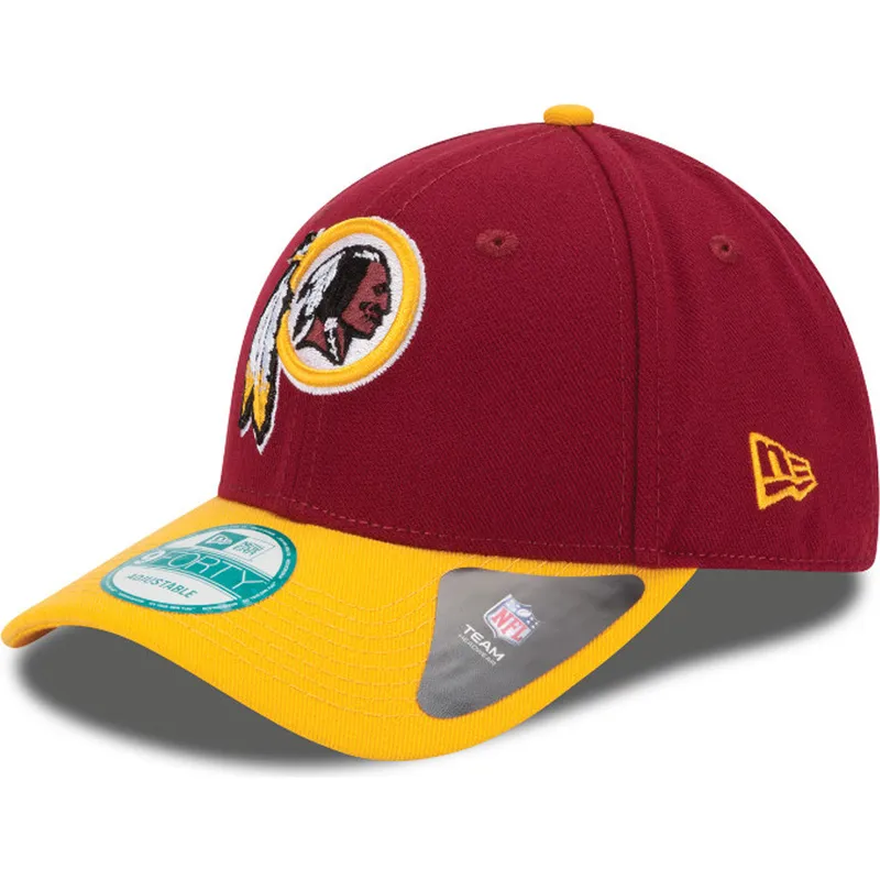petten-gebogen-rood-verstelbare-band-9forty-the-league-van-washington-commanders-nfl-van-new-era