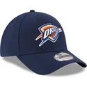 cappellino-visiera-curva-blu-marino-regolabile-9forty-the-league-di-oklahoma-city-thunder-nba-di-new-era