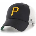 cappellino-trucker-nero-di-pittsburgh-pirates-mlb-mvp-branson-di-47-brand