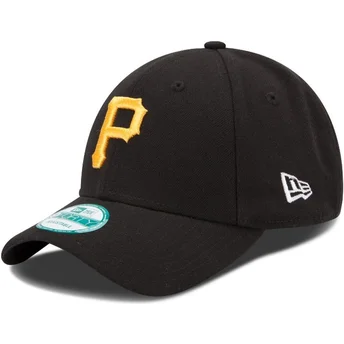 cappellino-visiera-curva-nero-regolabile-9forty-the-league-di-pittsburgh-pirates-mlb-di-new-era