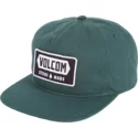 volcom-flat-brim-dark-green-shop-green-snapback-cap