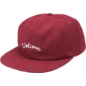 volcom-flat-brim-port-wooly-red-adjustable-cap