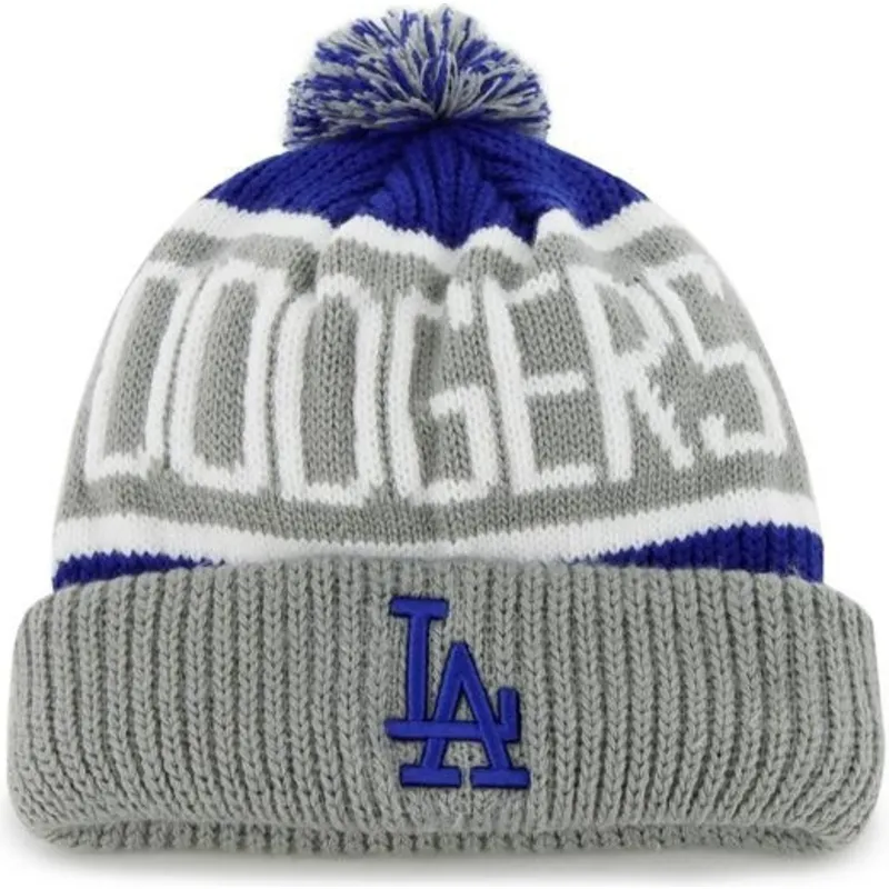 mutsen-pompon-grijs-van-los-angeles-dodgers-mlb-van-47-brand