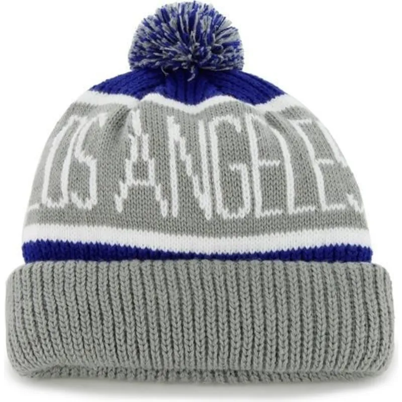 mutsen-pompon-grijs-van-los-angeles-dodgers-mlb-van-47-brand