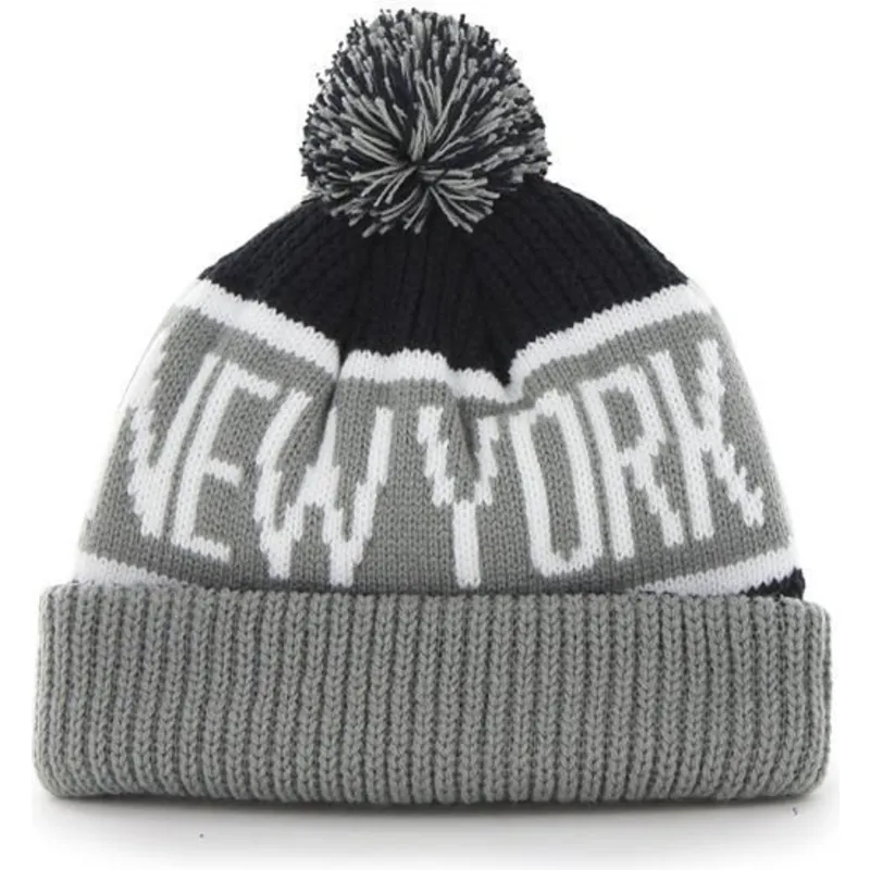 mutsen-pompon-grijs-van-new-york-yankees-mlb-van-47-brand mutsen-pompon-grijs-van-new-york-yankees-mlb-van-47-brand