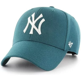 Gorra curva verde pacífico de New York Yankees MLB MVP de 47 Brand