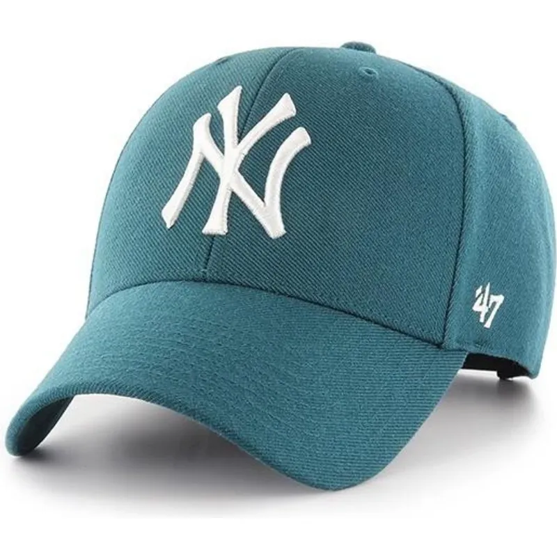 petten-gebogen-groen-verstelbare-band-pacifico-van-new-york-yankees-mlb-van-47-brand