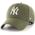 petten-gebogen-groen-verstelbare-band-van-new-york-yankees-mlb-van-47-brand