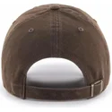 morkebrun-new-york-yankees-mlb-clean-up-kasket-med-buet-skygge-fra-47-brand