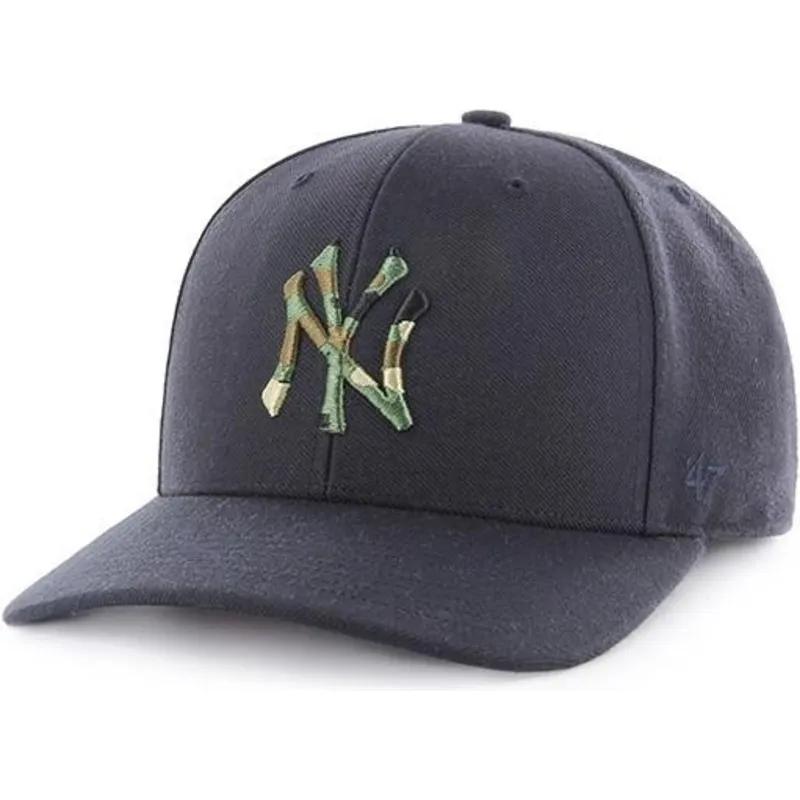 petten-gebogen-marineblauw-verstelbaar-van-new-york-yankees-mlb-van-47-brand