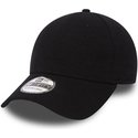 new-era-curved-brim-39thirty-slub-black-fitted-cap