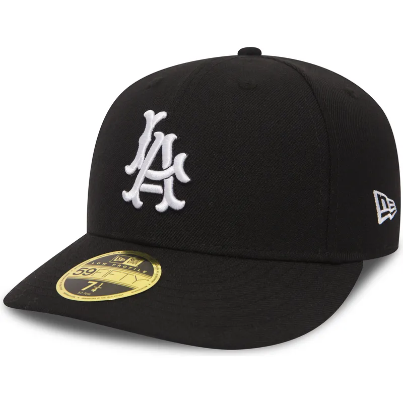 petten-gebogen-zwart-fitted-59fifty-coop-wool-van-los-angeles-dodgers-mlb-van-new-era