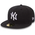 petten-plat-zwart-fitted-59fifty-seasonal-heather-van-new-york-yankees-mlb-van-new-era
