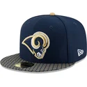 petten-plat-blauw-fitted-59fifty-sideline-van-los-angeles-rams-nfl-van-new-era