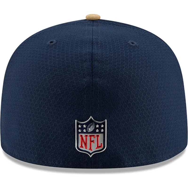 petten-plat-blauw-fitted-59fifty-sideline-van-los-angeles-rams-nfl-van-new-era