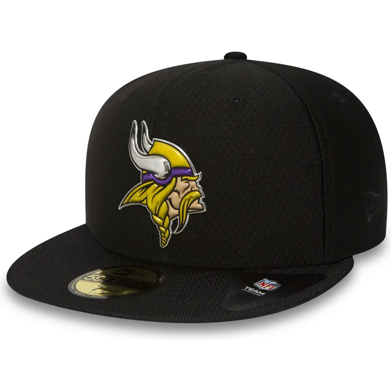 petten-plat-zwart-fitted-59fifty-black-coll-van-minnesota-vikings-nfl-van-new-era petten-plat-zwart-fitted-59fifty-black-coll-van-minnesota-vikings-nfl-van-new-era
