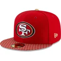 petten-plat-rood-aangepast-59fifty-sideline-van-san-francisco-49ers-nfl-van-new-era