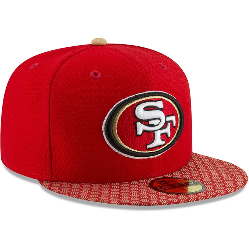 petten-plat-rood-fitted-59fifty-sideline-van-san-francisco-49ers-nfl-van-new-era