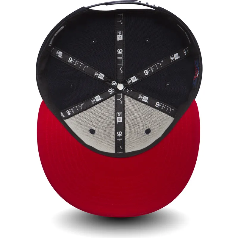 petten-plat-zwart-snapback-9fifty-van-atlanta-braves-mlb-van-new-era