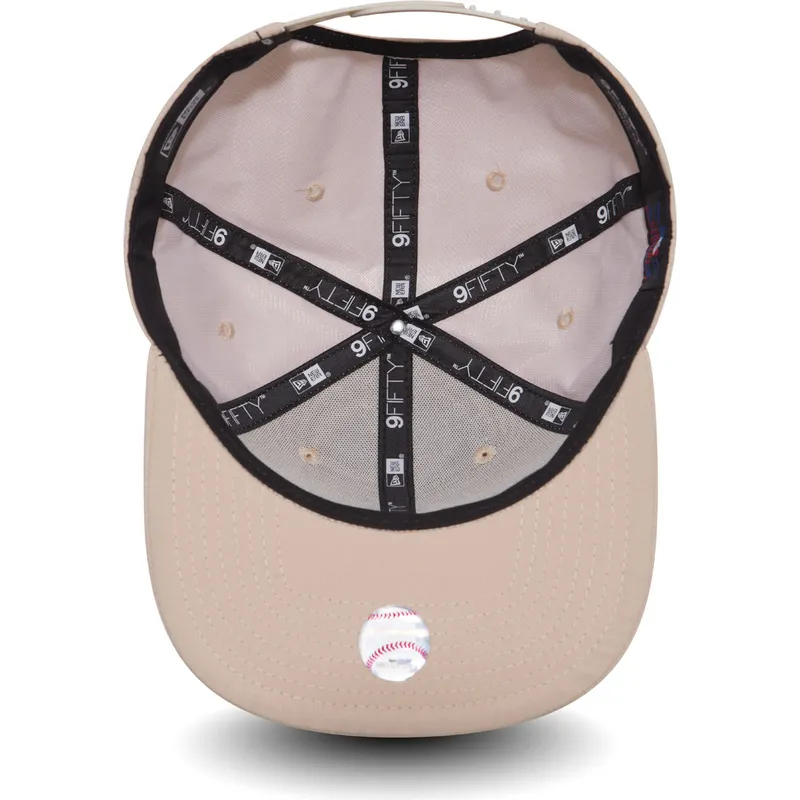 petten-plat-roze-snapback-rosa-9fifty-nano-ripstop-van-new-york-yankees-mlb-van-new-era