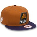 new-era-flat-brim-9fifty-phoenix-suns-nba-orange-and-purple-snapback-cap