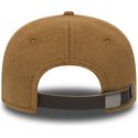 new-era-flat-brim-9fifty-premium-classic-brown-adjustable-cap
