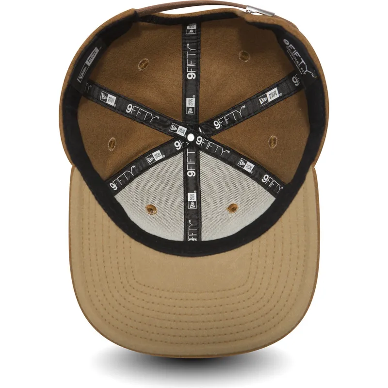 petten-plat-bruin-verstelbaar-9fifty-premium-classic-van-new-era petten-plat-bruin-verstelbaar-9fifty-premium-classic-van-new-era