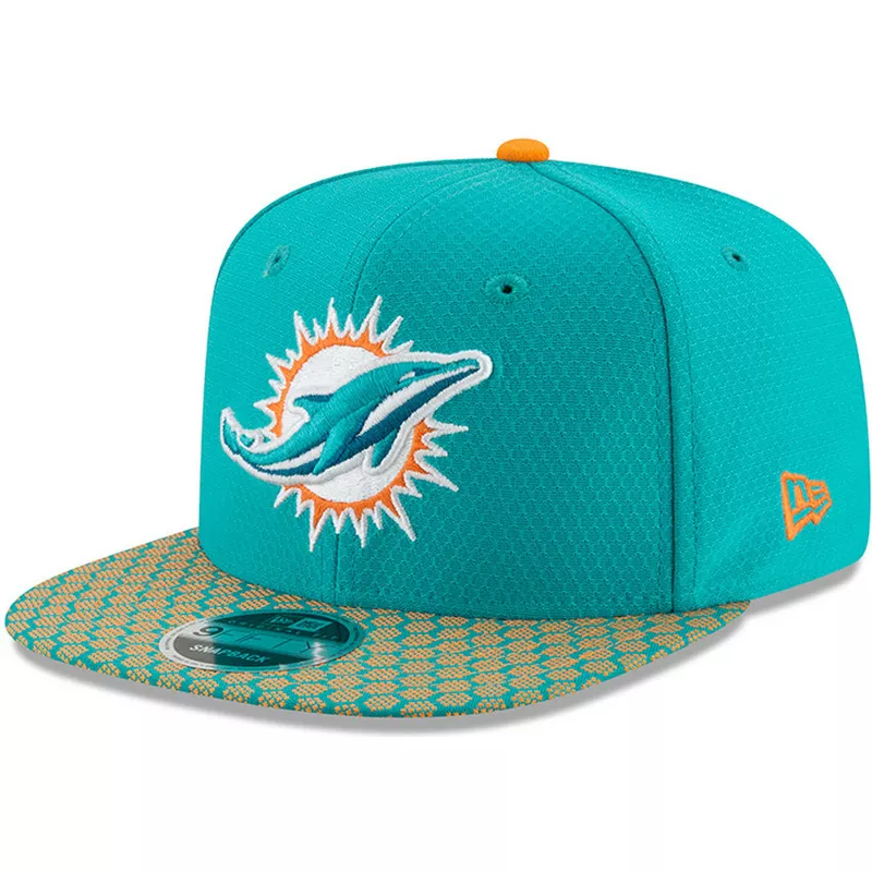 Miami Dolphins NFL 2023 Sideline New Era 9Fifty Snapback Team Cap