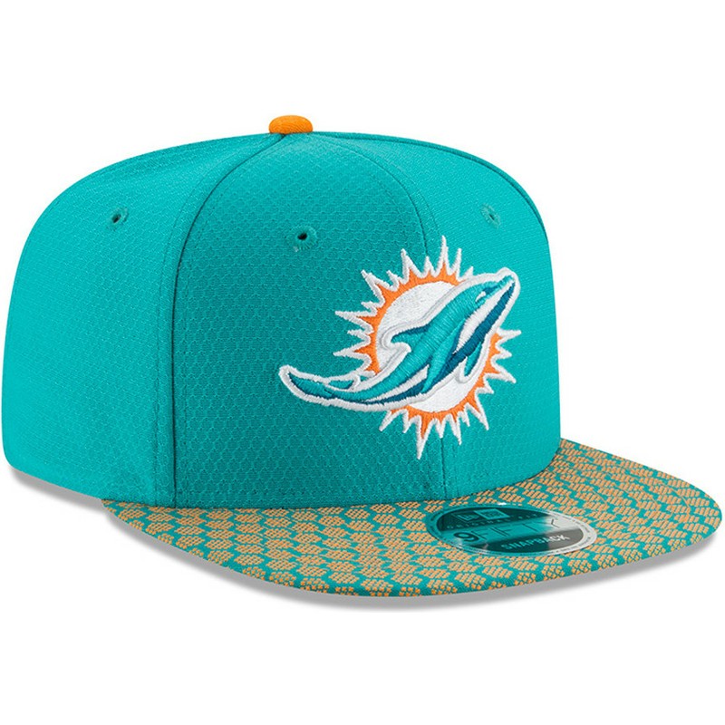 new-era-flat-brim-9fifty-sideline-miami-dolphins-nfl-blue-snapback-cap
