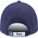 cappellino-visiera-curva-blu-marino-regolabile-9forty-the-league-di-tampa-bay-rays-mlb-di-new-era