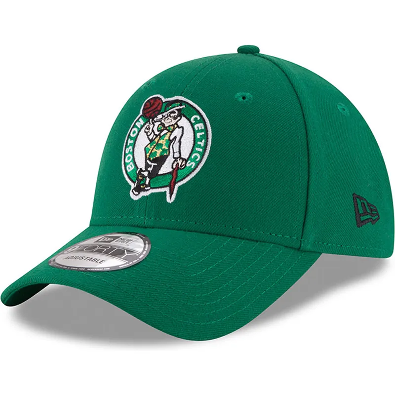 petten-gebogen-groen-verstelbare-band-9forty-the-league-van-boston-celtics-nba-van-new-era