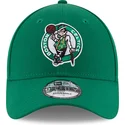 cappellino-visiera-curva-verde-regolabile-9forty-the-league-di-boston-celtics-nba-di-new-era