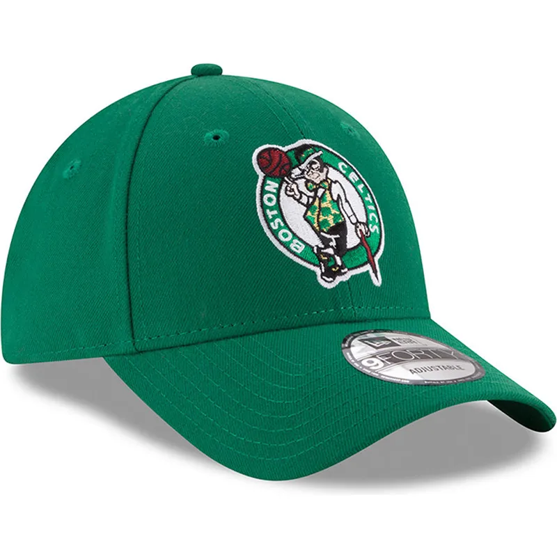 petten-gebogen-groen-verstelbare-band-9forty-the-league-van-boston-celtics-nba-van-new-era