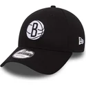 petten-gebogen-zwart-verstelbaar-9forty-felt-infill-van-brooklyn-nets-nba-van-new-era