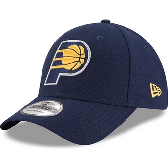 Regulowana granatowa czapka z daszkiem 9FORTY The League Indiana Pacers NBA od New Era