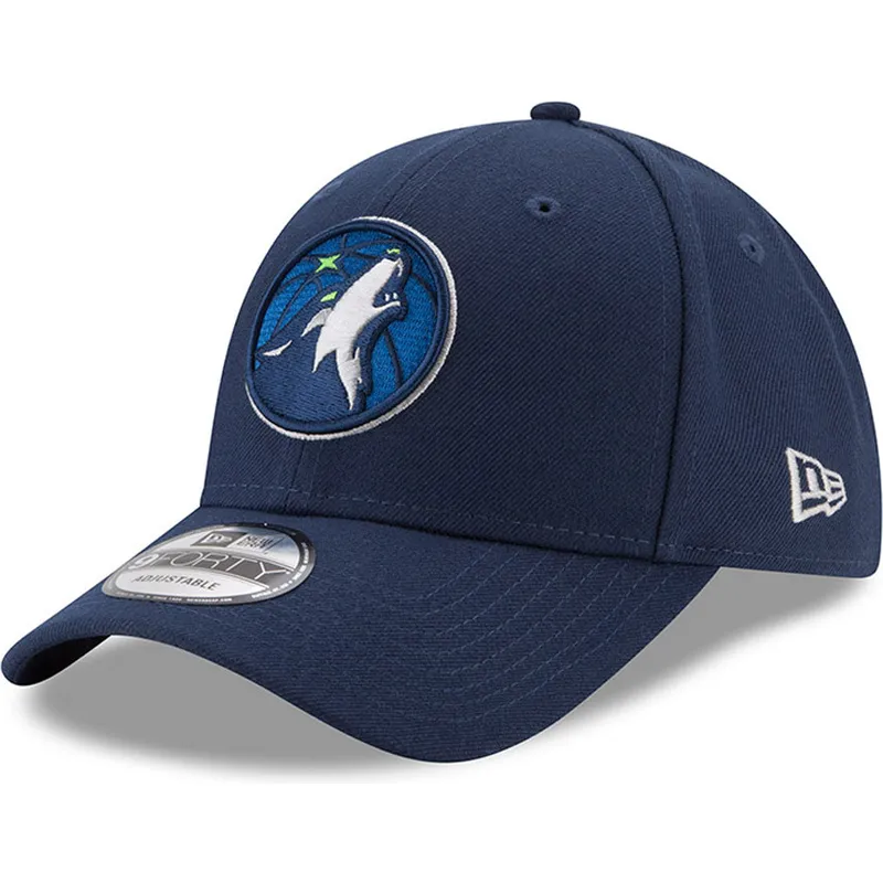 petten-gebogen-marineblauw-verstelbare-band-9forty-the-league-van-minnesota-timberwolves-nba-van-new-era