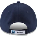 casquette-courbee-bleue-marine-ajustable-9forty-the-league-minnesota-timberwolves-nba-new-era